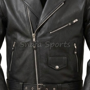 <b>Men</b> <b>Leather</b> <b>Jacket</b> Premium Genuine Quality Stylish Biker Fashion Winter Outfit Durable Comfortable Design <b>Leather</b> <b>Jacket</b> - Product Image 3