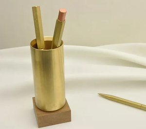 New Arrival Brass <b>Pen</b> Holder Promotional Top Selling Sale Promotional Brass <b>Pen</b> Holder Customized Sale - Product Image 1
