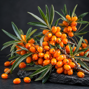 Espino marino de primera calidad, frutos frescos de color naranja, apariencia natural, apto para procesamiento de alimentos y producción de jugos. - Product Image 4