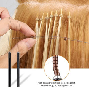 Kit de Herramientas para Extensiones de Cabello, Alicates de Acero Inoxidable, Agujas, Gancho para Tirar, Accesorios Profesionales para Salón de Belleza - Product Image 5