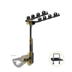 Porte-vélos robuste pour attelage extérieur pour 4 vélos, réglable et léger - Product Image 3