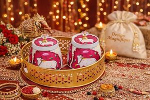 Design Magnifique Spice Jar Set Round Airtight Food <b>Storage</b> <b>Container</b> With Metal Lid Cartoon Cow Print <b>Kitchen</b> Use - Product Image 3
