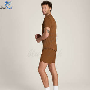 Ensemble de sport de tennis professionnel pour hommes, grande taille, séchage rapide, respirant, tenue d'entraînement athlétique légère et performante - Product Image 3