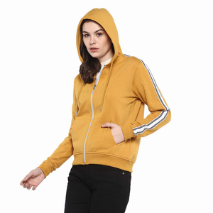 Nueva Sudadera con Capucha de Invierno para Mujer con Cierre Completo Metálico, Bolsillo Canguro, Forro Polar Suave y Transpirable, Ecológica, con Logotipo Estampado - Product Image 5