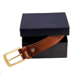 Ceintures en cuir de vachette de haute qualité, décontractées, avec boucle carrée en acier, écologiques, réglables, couleurs personnalisées, logo sur mesure - Product Image 6