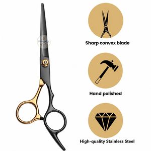 Kit de ciseaux de coiffure Fcysy, ensemble professionnel de ciseaux de barbier avec ciseaux à cheveux et ciseaux à effiler, Tijeras Para Cortar Cabello - Product Image 3
