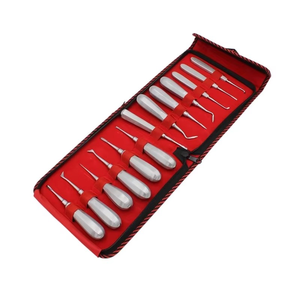 ชุดเครื่องมือถอนฟันแบบแมนนวล 13 ชิ้น คีมถอนฟันสแตนเลสแบบโค้ง ยี่ห้อ GUJJAR SURGICAL - Product Image 3