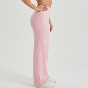 Wholesale High Waist Yoga <b>Leggings</b> Women's <b>Flare</b> Legs Street Style <b>Leggings</b> Ladies Gym Wear Slim Fit Yoga <b>Flare</b> Tights - Product Image 6