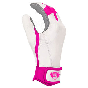 Breathable <b>Light</b> Weight Short Cuff <b>Batting</b> Gloves Pakistan Made Wholesale Leather Short Cuff <b>Batting</b> Gloves - Product Image 3