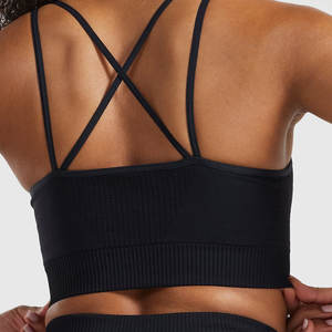 สปอร์ตบราผ้าสแปนเด็กซ์ไนลอนแบบซัพพอร์ตสูง ระบายอากาศได้ดี 100% และแห้งเร็ว ผลิตจากวัสดุสำหรับผู้หญิง - Product Image 2