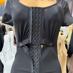 Venta al por mayor Fajas Colombianas Bodysuit Jumpsuit Panties Body Shaper Slimming Fit T Shirt Top Seamless - Product Image 2