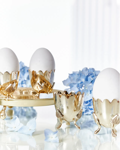 Custom Handmade Exclusive Design Brass <b>Egg</b> Cup Dinner Table Decorative Item Wholesale Supplier - Product Image 2