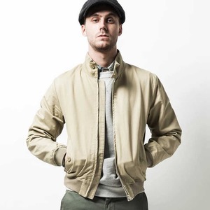 WASONS INTERNATIONAL Veste bomber à capuche coupe-vent pour homme, beige, 100% polyester, col montant, fermeture éclair, style vêtements de travail, hiver - Product Image 4