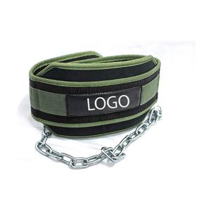 Custom LOGO EVA <b>Weight</b> Lifting Dip Belt With Chain Carabiner Professional Strength <b>Training</b> Body Building Lightweight Breathable - Product Image 3