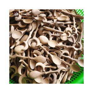 Juego de Cucharas de Cocina de Madera Ecológicas Hechas a Mano, con Logotipo Personalizado, Utensilios de Cocina de Madera Natural Resistentes al Calor, Cuchara para Arroz - Product Image 5
