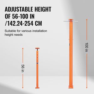 แจ็คตั้งพื้นปรับความสูงได้56 '-100 "สำหรับยกแม่แรงยกบ้านหลังปรับได้ - Product Image 3