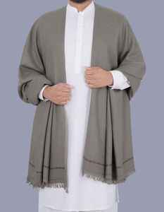 <b>Men</b> Winter Traditional Wool <b>Shawl</b> Soft Warm Solid Breathable 300g Formal Daily Wrap - Product Image 2