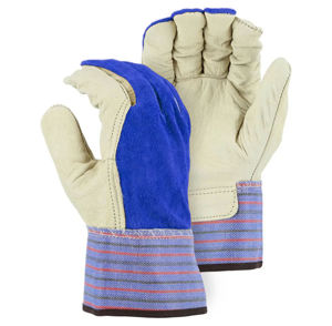 Gants de travail en cuir de vachette pleine fleur, durables, pour la sécurité industrielle, gants de travail canadiens, robustes, pour le jardinage - Product Image 6
