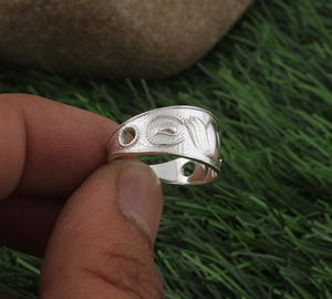 Wholesale Sterling Silver Bezel Setting Flower Band Stackable <b>Ring</b> for Women <b>Dainty</b> Botanical Garden Wedding Jewelry - Product Image 5