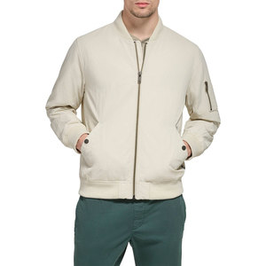 Men's Spring Autumn Stand Collar Bomber Jacket Wholesale Men Jacket Men Baseball Zip-up <b>Coats</b> - Product Image 1