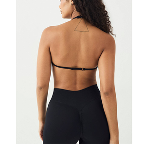 Sujetador deportivo de yoga 2026 sexy con copas extraíbles, sin espalda, de alto soporte, transpirable, conjunto deportivo, top para correr, fitness, ropa casual de moda para mujer - Product Image 3