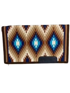 Manta de Silla de Montar Occidental de Lana de Nueva Zelanda Tejida a Mano de Primera Calidad, Almohadilla para Montar a Caballo para Vaqueros, Ranchos, Carreras de Caballos y Uso Ecuestre - Product Image 3