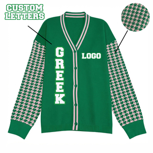 สั่งทำเสื้อคาร์ดิแกนถักคุณภาพดีแบบคอวี พร้อมปักโลโก้สำหรับชมรม/สมาคม/โรงเรียน/วิทยาลัย/มหาวิทยาลัย - Product Image 2