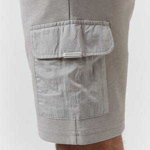 Conjunto deportivo de algodón para hombre, estilo streetwear, con pantalones cortos para correr, chándal de gimnasio y conjunto de 2 piezas de pantalones cortos transpirables con camiseta para hombre. - Product Image 6
