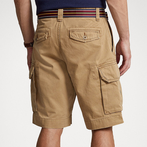 Pantalones Cortos Cargo Casuales de Alta Calidad para Hombre, Largos hasta la Rodilla, Hechos en Pakistán, de Lona 100% Algodón, Diseño Sólido, Resistentes al Viento, Estilo Bermuda - Product Image 5