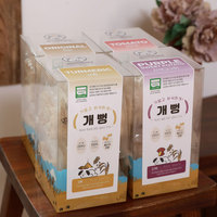 [EJ International] Gaeppeong - Snack de Arroz Inflado Orgánico Sin Azúcar, Vegano y Sin Gluten para Perros, Sabor a Camote Morado