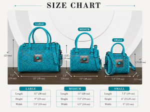 2026 New Luxury Floral Hand <b>Tooled</b> <b>Leather</b> Turquoise Speedy Bag for Women's Cowgirl Genuine Cow <b>Leather</b> Handbag Shoulder Purse - Product Image 2