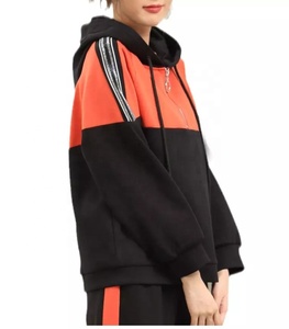 New Fashion Women's Unisex Winter Knitted Hoodies with Front Custom Logo 100% Cotton Quarter Zipper <b>Workout</b> <b>Jacket</b> - Product Image 5