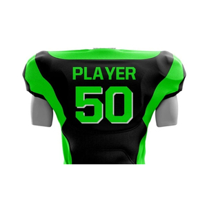 Uniforme de Fútbol Americano Personalizado con Cuello en V y Pantalones Cortos, Color Sólido y Estampado por Sublimación, Servicio de Personalización Completa - Product Image 5