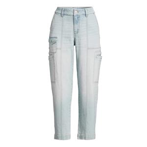 Pantalones Vaqueros de Diseño Personalizado para Mujer, Tela Vaquera, Estilo Ajustado, Mejores Colores, Cierre de Cremallera - Product Image 2