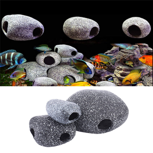 Décoration de roche en résine pour aquarium, abri en pierre simulée, ornement paysager pour aquarium, pour usage aquatique - Product Image 4