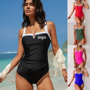 Custom Sublimed Women's One Piece Swimsuit Recreational <b>Bathing</b> Suit Sports Swimwear for Sale - Product Image 2