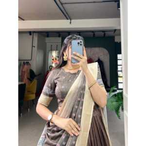 Dola Silk & kalamkari ลาย lehenga choli กับ duppta - Product Image 1