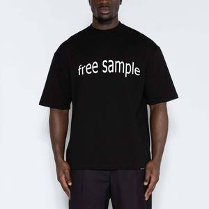 T-shirt pour homme avec logo personnalisé sur le devant, coupe ample, 100% coton, 230 g/m², col rond côtelé, manches courtes, impression sérigraphique, épaules tombantes - Product Image 2