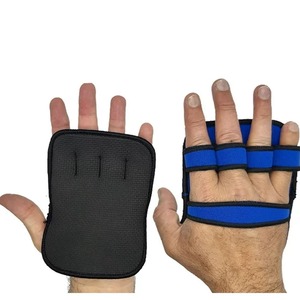 Gants de fitness demi-doigts en néoprène avec sangle de poignet réglable, pour musculation, design unisexe, antidérapants - Product Image 2