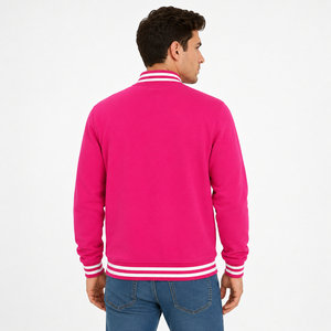 Casual varsity <b>jacket</b> offering lightweight warmth and modern sporty design for effortless layering and stylish daily outfit - Product Image 2