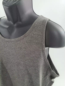 Camiseta sin mangas personalizada para hombre, color gris jaspeado, para gimnasio, entrenamiento, secado rápido, fitness, chaleco de entrenamiento, camiseta sin mangas para musculación, ropa al por mayor - Product Image 3