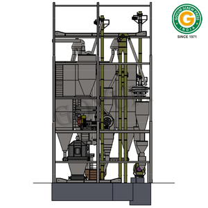 Usine d'alimentation animale complète et neuve pour bovins et volailles, machines de traitement des aliments à haute capacité à moteur pour poulets - Product Image 5
