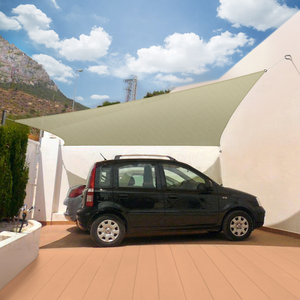 Rectangle <b>Shade</b> Sail Affordable & Premium 230 GSM Sun <b>Shade</b> UV Block for Canopy Outdoor Patio Car Parking (Sahara-Sand) - Product Image 4