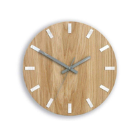 Horloge murale numérique à quartz en bois antique, style européen, design bohème, fonctionnement mécanique, tailles personnalisées disponibles pour bureau/d'étude