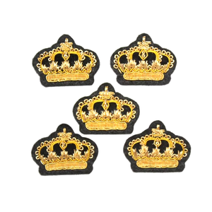 Insignias de Lujo Hechas a Medida con Hilo Metálico Bordado a Mano, Tela de Sarga Ecológica, Hechas a Mano para Promoción y Souvenirs - Product Image 1