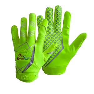 Gants de football américain Bana Brother en cuir synthétique avec revêtement en silicone personnalisé pour une excellente adhérence - Product Image 5