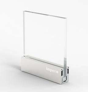 ระบบราวกันตกกระจกอะลูมิเนียม IMPERIO MICRO พรีเมียม พร้อมดีไซน์ฐานทันสมัย สำหรับระเบียง บันได และเฉลียงที่มีสไตล์ - Product Image 3