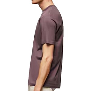 เสื้อยืดคอตตอนแท้ 100% แขนสั้น แบบเรียบ สำหรับผู้ชายและยูนิเซ็กซ์ รับปักโลโก้ พิมพ์ลาย คุณภาพสูง ลายเรียบ - Product Image 3