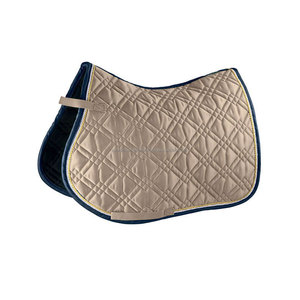 Tapis de selle anglais au design personnalisé Tapis de selle en cristal pour l'équitation et le dressage Tapis de selle en coton pour cheval avec cordon - Product Image 4