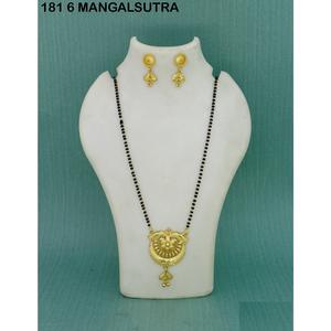 Venta al por mayor chapado en oro formando colgante largo Mangalsutra uso diario acabado dorado Mangalsutra boda tradicional Mangalsutra - Product Image 2